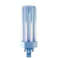 THREE TURN 2 PIN FLOURESCENT LAMP GX24D-3 26 WATT BLT