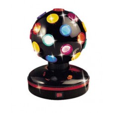 5 Inch Black Disco ball Multi Coloured Lights 