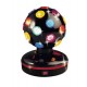 5 Inch Black Disco ball Multi Coloured Lights 