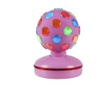 5 Inch pink Disco ball Multi Coloured Lights 