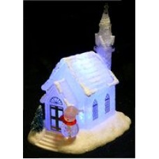 Battery Operated Snow House 